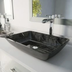 Hot Sale ๐ฏ VIGO Rectangular Gray Onyx Glass Vessel Bathroom Sink Set With Niko Vessel Faucet ๐ฅฐ 23 Hot Sale ๐ฏ VIGO Rectangular Gray Onyx Glass Vessel Bathroom Sink Set With Niko Vessel Faucet ๐ฅฐ -Bathroom Sinks Shop eae1e1850e9ed94c 2982 w800 h800 b0 p0