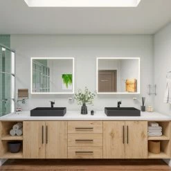 Brand new 😉 Alfi Trade Black Matte 24" Modern Rectangular Above Mount Ceramic Sink 💯 -Bathroom Sinks Shop eb510e7b012d3ed4 5516 w800 h800 b0 p0