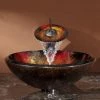 Brand new ✨ Kraus USA, Inc. Glass Vessel Sink, Bathroom Waterfall Faucet, Drain, Mount Ring, Oil Rub Bronze ⌛ -Bathroom Sinks Shop ed51949503518cdb 9140 w800 h800 b0 p0