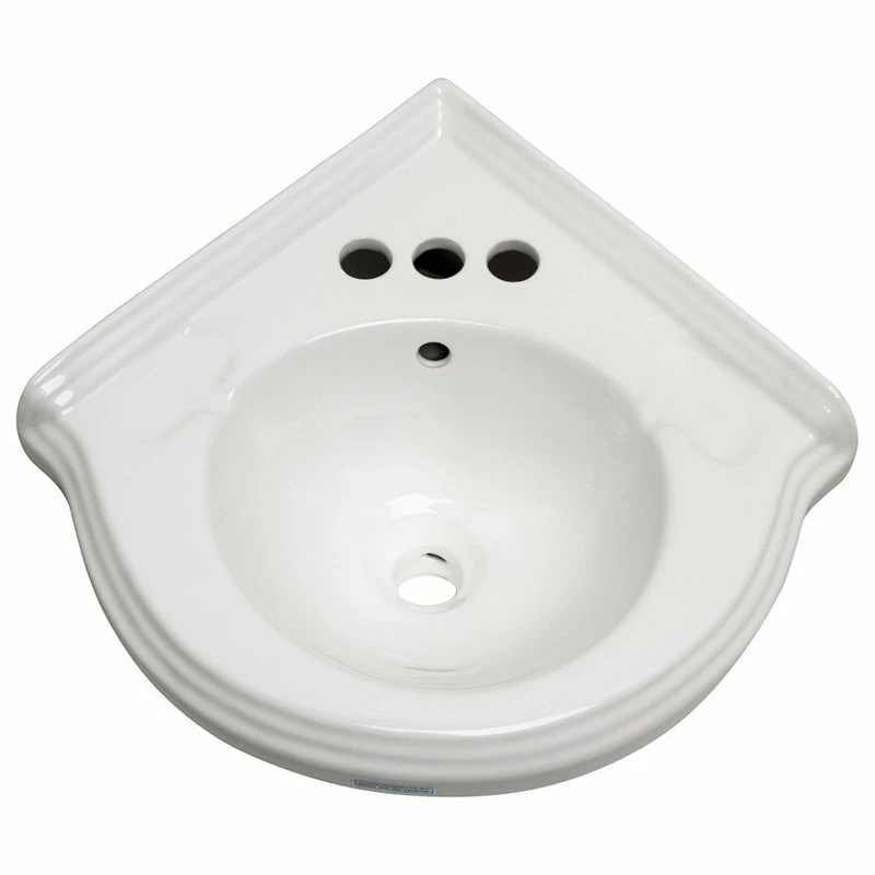 Buy โจ Renovators Supply Manufacturing Wall Mount Corner Small Bathroom Sink White Gloss China Portsmouth With Bracket ๐งจ 5 Buy โจ Renovators Supply Manufacturing Wall Mount Corner Small Bathroom Sink White Gloss China Portsmouth With Bracket ๐งจ - Image 3