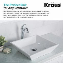 Outlet ๐ฅ Kraus USA, Inc. Elavo Ceramic Square Vessel White Sink ๐ 16 Outlet ๐ฅ Kraus USA, Inc. Elavo Ceramic Square Vessel White Sink ๐ -Bathroom Sinks Shop ee4142050254a7a9 6296 w800 h800 b0 p0