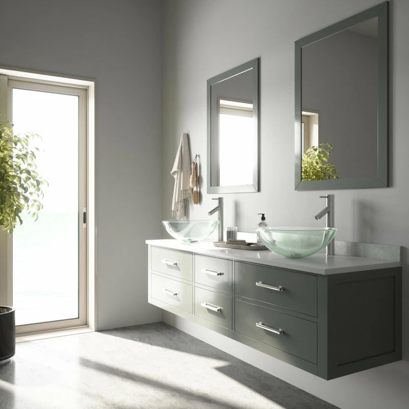 Budget ๐ฏ VIGO Crystalline Glass Vessel Bathroom Sink Set With Dior Vessel Faucet โญ 8 Budget ๐ฏ VIGO Crystalline Glass Vessel Bathroom Sink Set With Dior Vessel Faucet โญ - Image 6