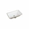 Wholesale ✔️ Contempo Living Rectrangle Undermount Large Ceramic Lavatory Vanity Bathroom Sink Pure White, 21 🎉