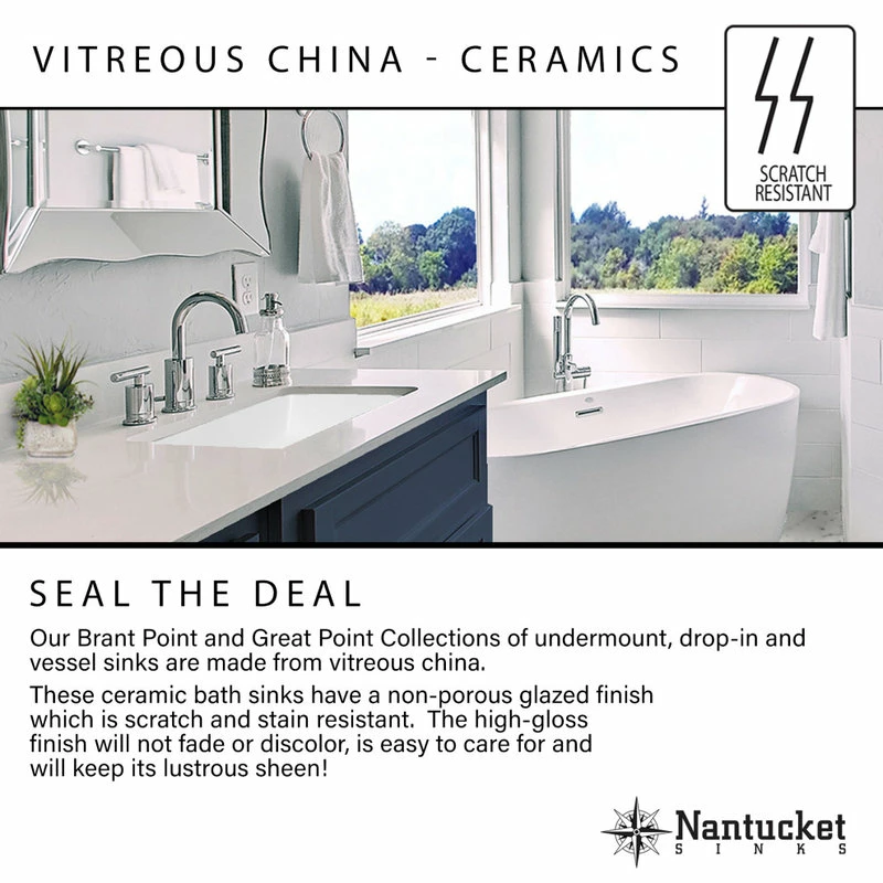 Coupon ๐งจ Nantucket Sinks 15"x12" Glazed Bottom Undermount Ceramic Oval Sink ๐ 8 Coupon ๐งจ Nantucket Sinks 15"x12" Glazed Bottom Undermount Ceramic Oval Sink ๐ - Image 6