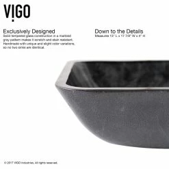 Hot Sale ๐ฏ VIGO Rectangular Gray Onyx Glass Vessel Bathroom Sink Set With Niko Vessel Faucet ๐ฅฐ 27 Hot Sale ๐ฏ VIGO Rectangular Gray Onyx Glass Vessel Bathroom Sink Set With Niko Vessel Faucet ๐ฅฐ -Bathroom Sinks Shop fb0128560e9ed956 2982 w800 h800 b1 p0