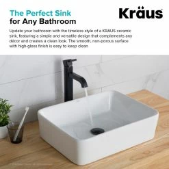 Wholesale 🌟 Kraus USA, Inc. Elavo Ceramic Rectangle Vessel White Sink ✨ -Bathroom Sinks Shop fce1146b0254a7b5 6210 w800 h800 b0 p0