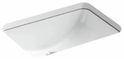 New 🌟 Kohler Ladena 20-7/8" X 14-3/8" X 8-1/8" Under-Mount Bathroom Sink, White 😍