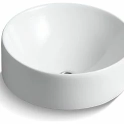Outlet 😉 Kohler Vox Round Vessel Bathroom Sink, White 😍