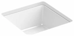 Coupon 😉 Kohler Verticyl Square Undermount Bathroom Sink, White ❤️