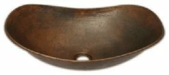 Cheapest ❤️ Hammermarc-CopperSinksDirect 18" Copper Sleigh Vessel Sink 👏