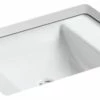 Flash Sale ⭐ Kohler Ledges Under-Mount Bathroom Sink, White 🎁 -Bathroom Sinks Shop home design 66