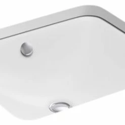 Wholesale 🥰 Kohler Iron Plains Drop-In/Under-Mount Bathroom Sink, White 💯