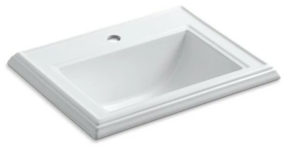 Top 10 ✨ Kohler Memoirs Classic Drop-In Bathroom Sink With Single Faucet Hole, White ⭐ 3 Top 10 ✨ Kohler Memoirs Classic Drop-In Bathroom Sink With Single Faucet Hole, White ⭐